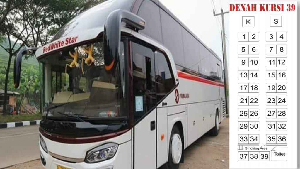 Rental Bus Premium Primajasa Jakarta 39 Seaters