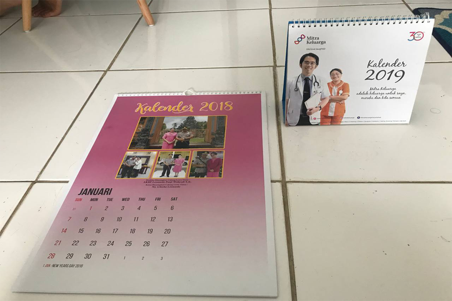 Jasa desain kalender - Harga Pembuatan Kalender Murah