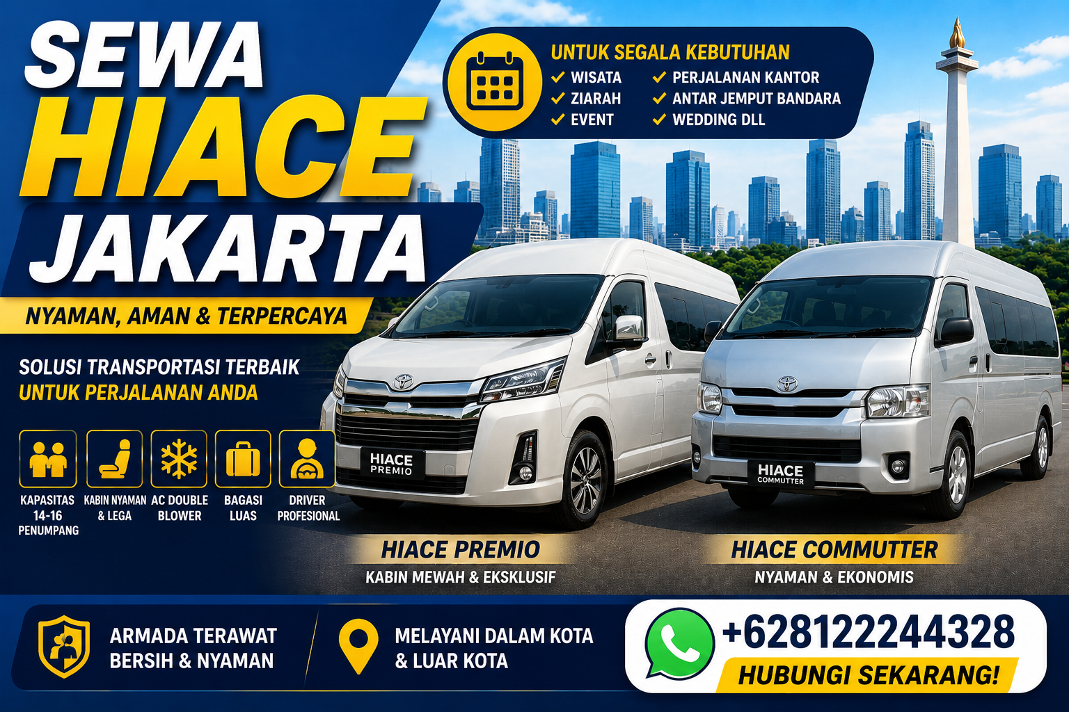 Sewa Hiace Jakarta