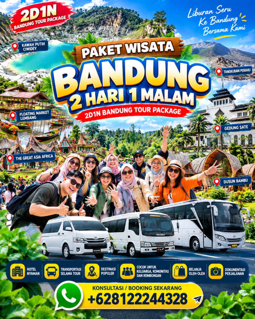 Paket Tour Bandung 2 Hari 1 Malam