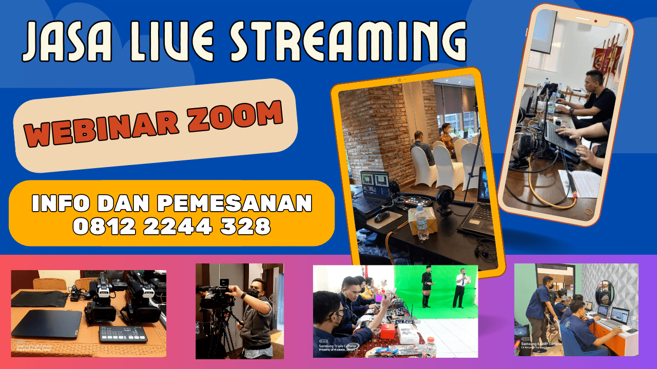 Jasa Live Streaming Webinar Zoom