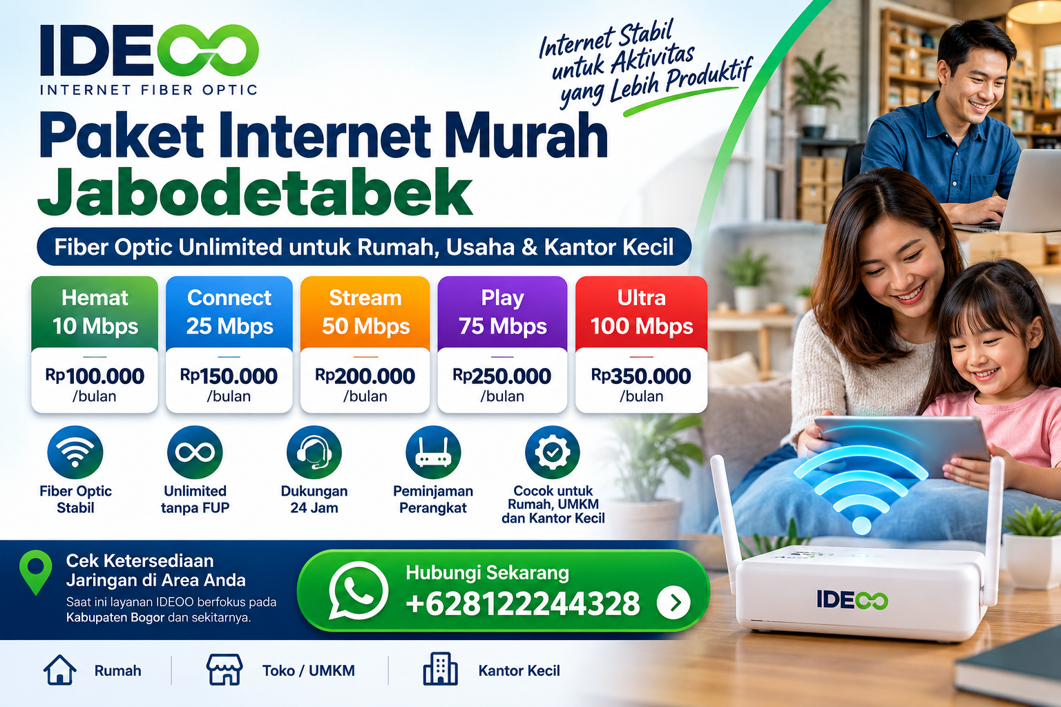 Paket Internet Murah IDEOO