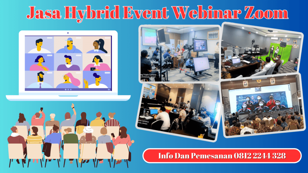 Jasa Hybrid Event Webinar Zoom
