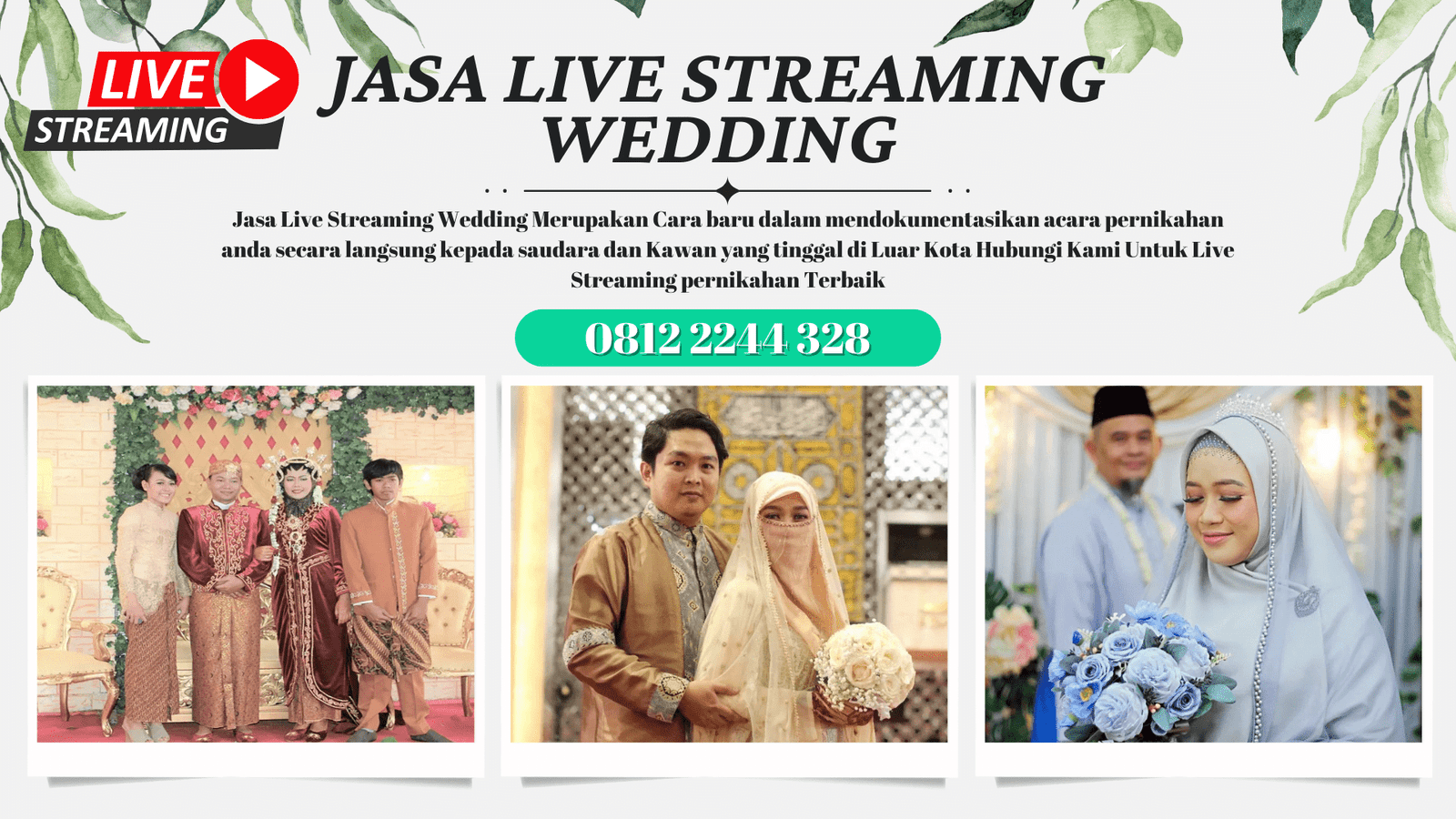 Jasa Live Streaming Wedding
