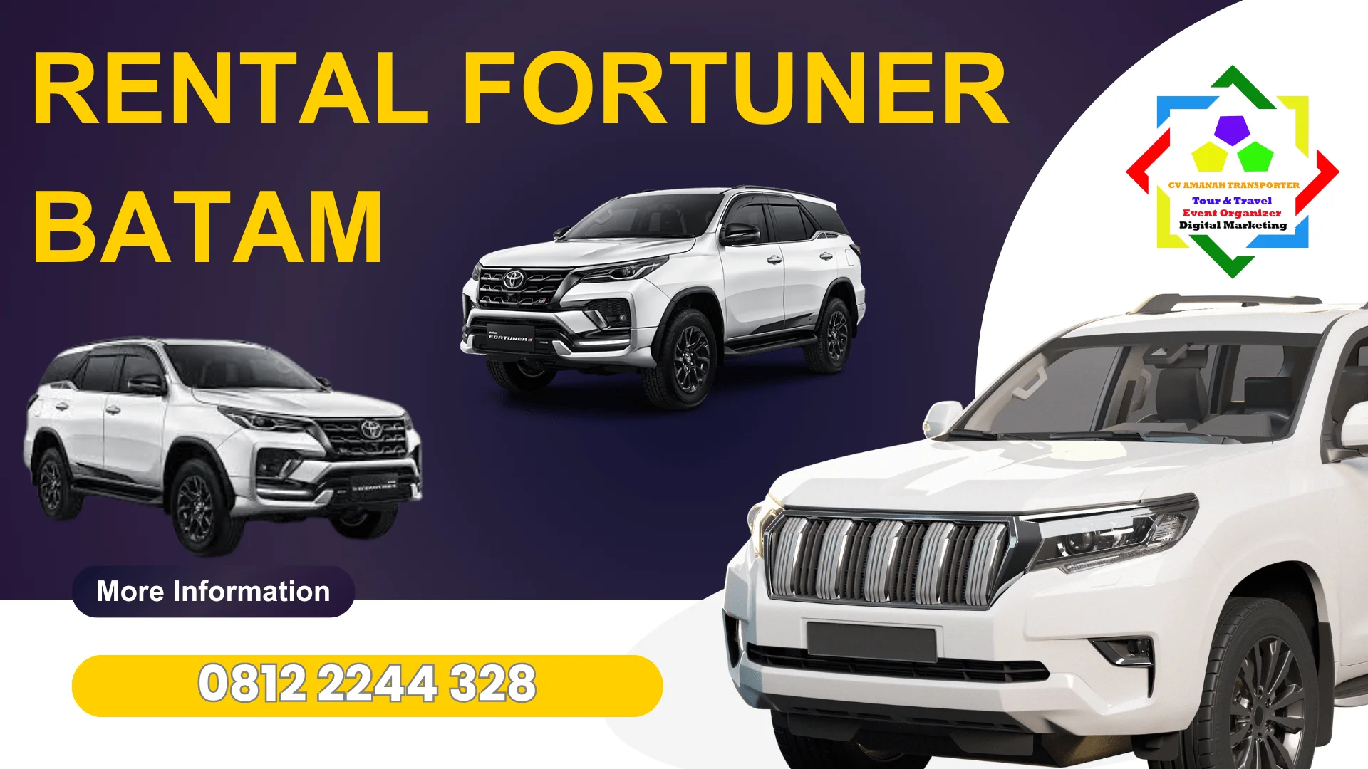 Rental Fortuner Batam - Sewa Mobil Fortuner Batam