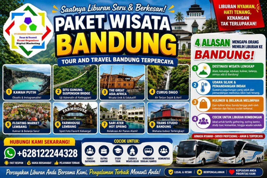 Alasan Bandung Menjadi Tempat Liburan Banyak Orang