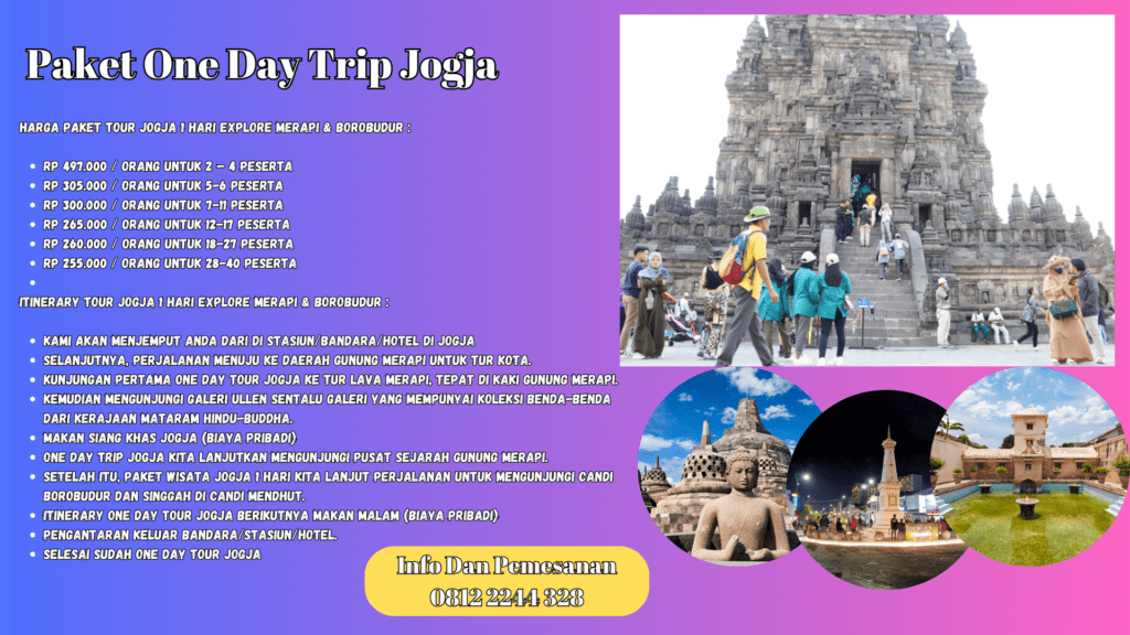 Paket One Day Trip Jogja