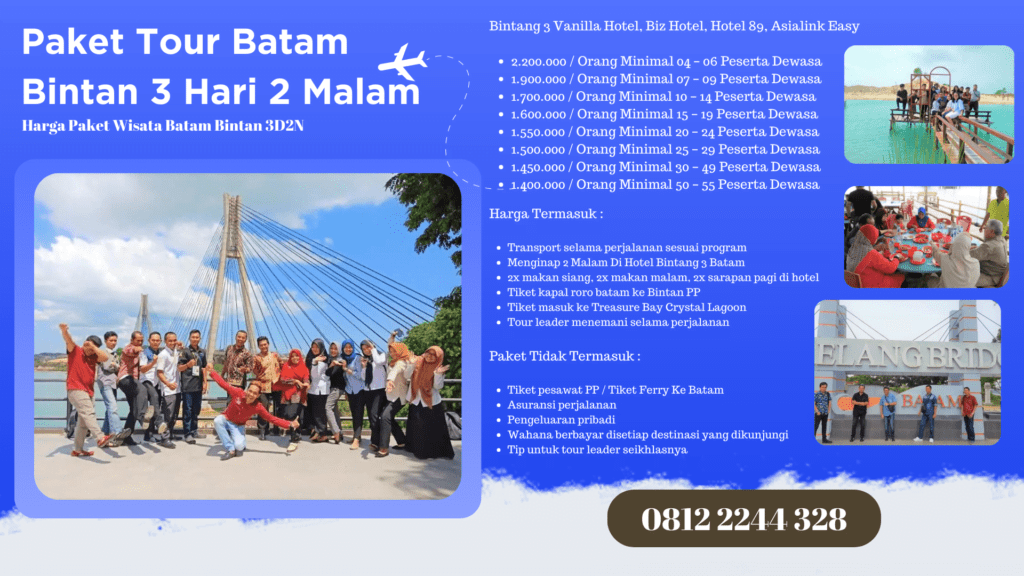 Paket Tour Batam Bintan 3 Hari 2 Malam