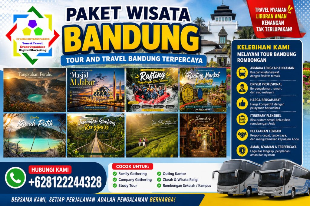 Paket Wisata Bandung - Tour And Travel Bandung Terbaik