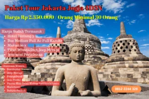 Paket Tour Jakarta Jogja 4D3N