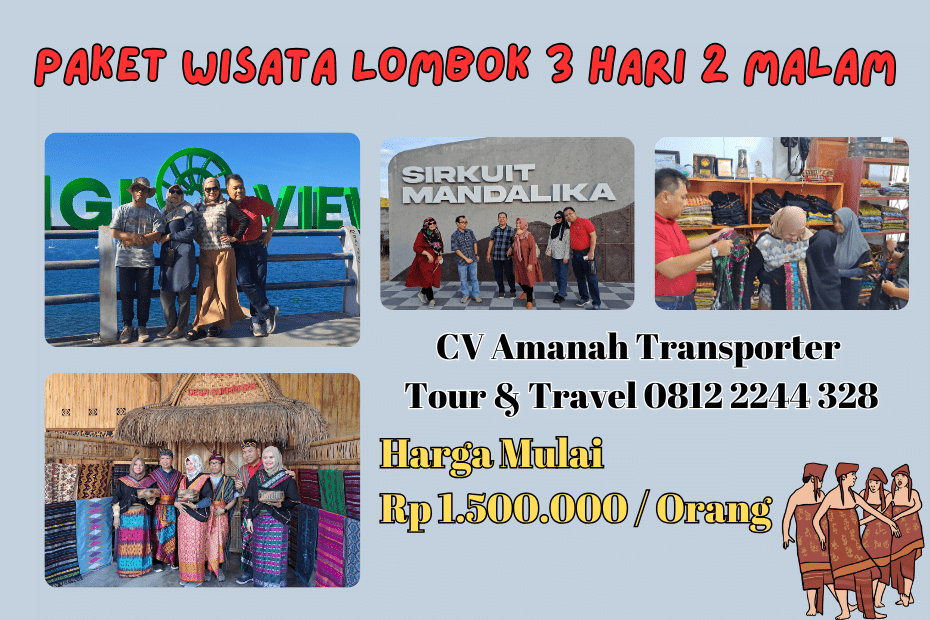 Paket Wisata Lombok 3 Hari 2 Malam