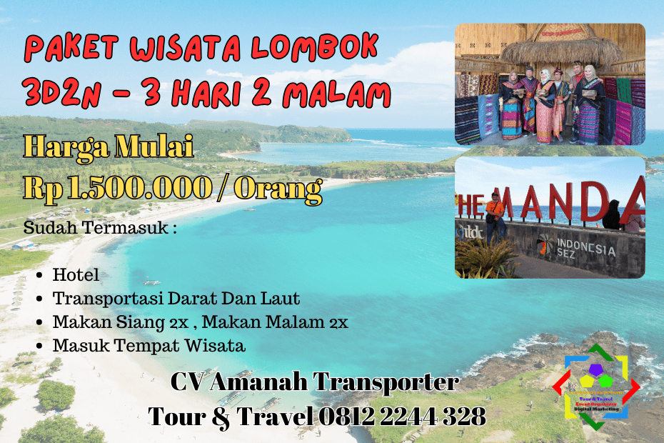 Paket Wisata Lombok 3D2N 3 Hari 2 Malam