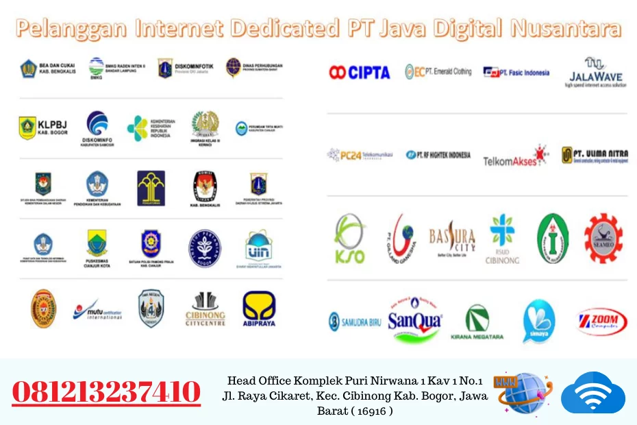 Pelanggan Internet Dedicated Java Digital Nusantara