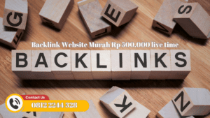 Backlink Website Murah Rp 500.000 live time