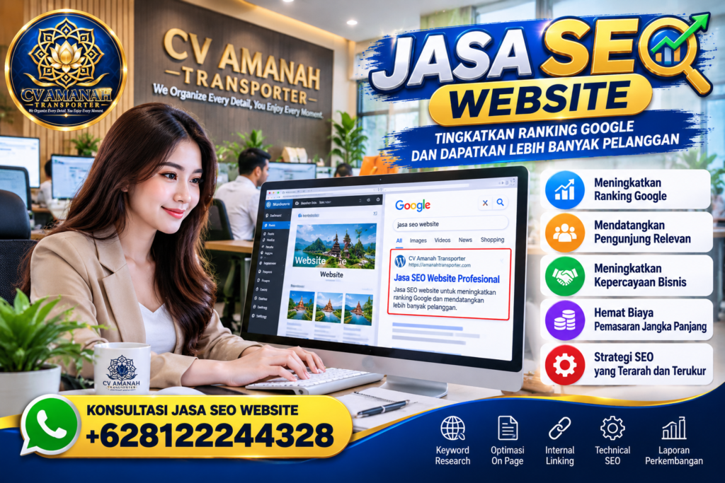 Jasa SEO Website CV Amanah Transporter