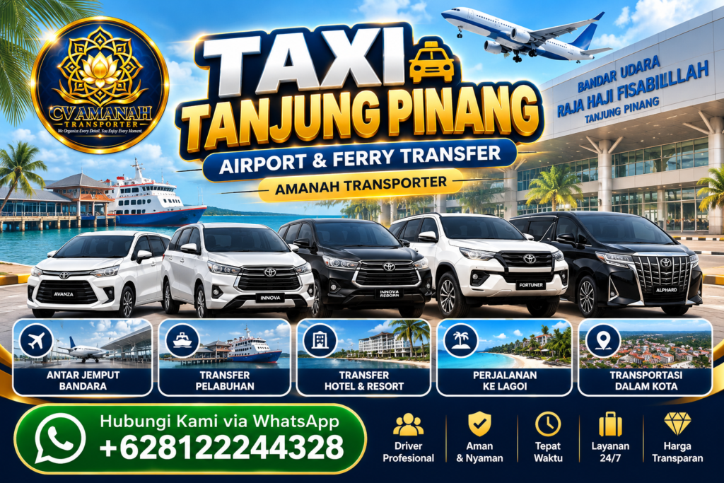 Taksi Bandara dan Pelabuhan Tanjung Pinang CV Amanah Transporter