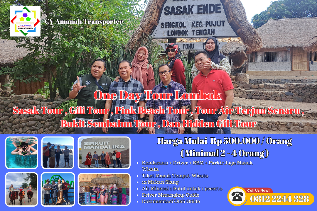 One Day Tour Lombok - Wisata Lombok 1 Hari 2025