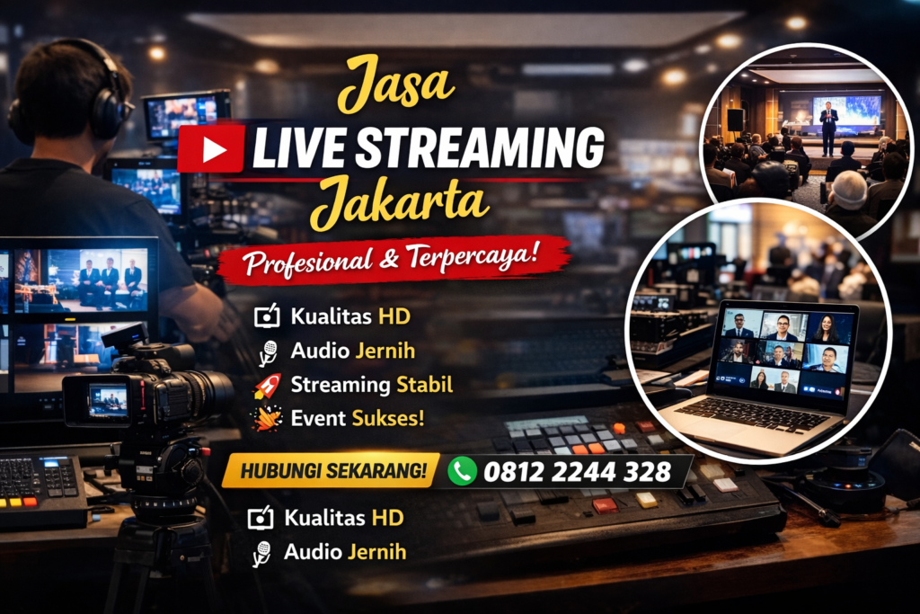 Jasa Live Streaming Hybrid Event Jakarta