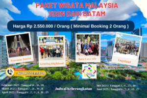 Paket Wisata Malaysia 3D2N Dari Batam Open Trip