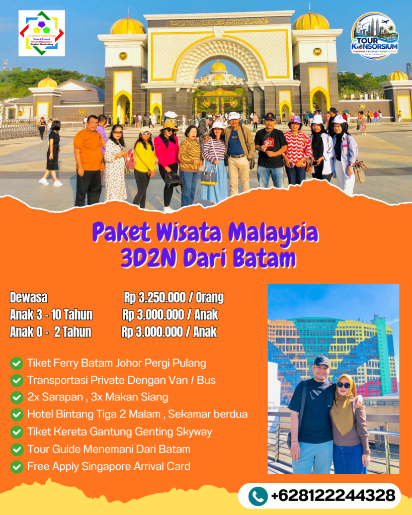Paket Wisata Malaysia 3D2N Dari Batam