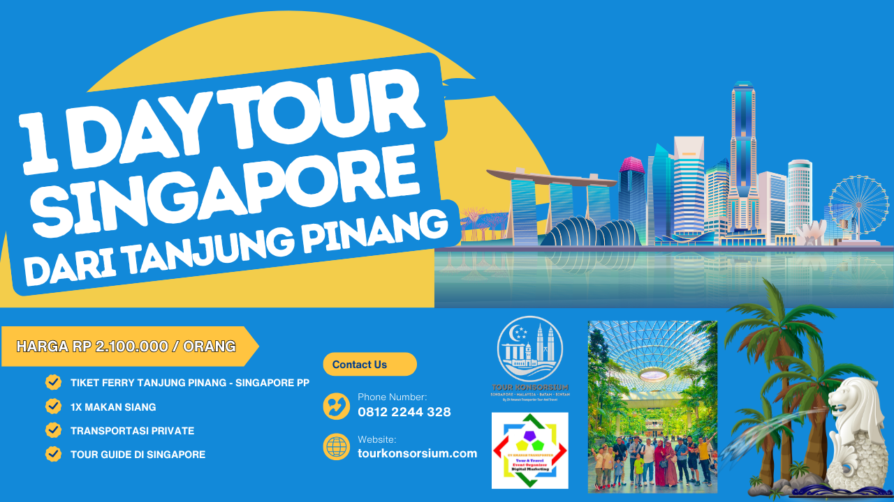 One Day Tour Singapore Dari Tanjung Pinang
