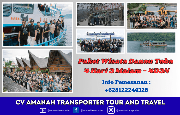 Paket Wisata Danau Toba 4 Hari 3 Malam - 4D3N