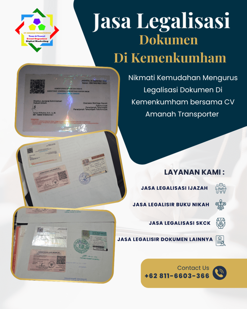 Jasa Legalisasi Kemenkumham