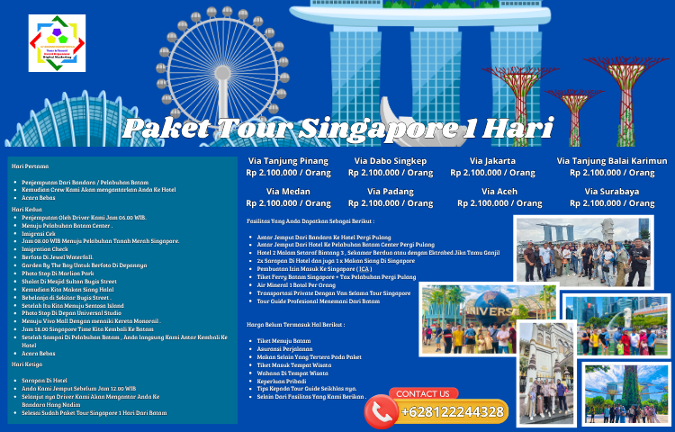 Paket Tour Singapore 1 Hari