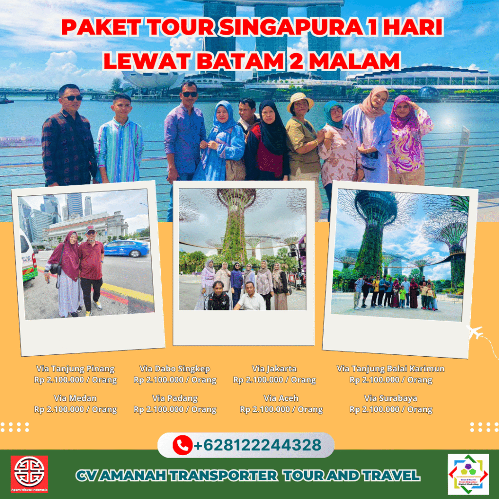 Paket Tour Singapura 1 Hari