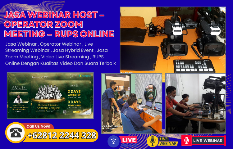 Jasa Webinar Host – Operator Zoom Meeting – RUPS Online