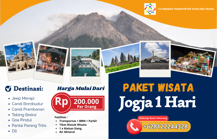 Paket Wisata Jogja 1 Hari