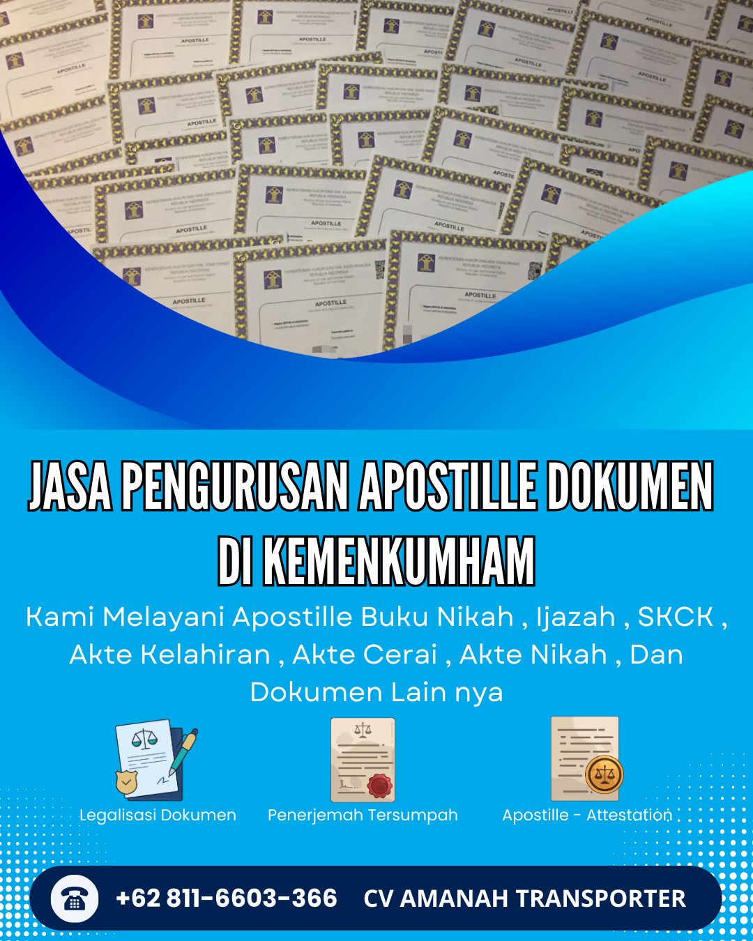 Jasa Pengurusan Apostille dokumen