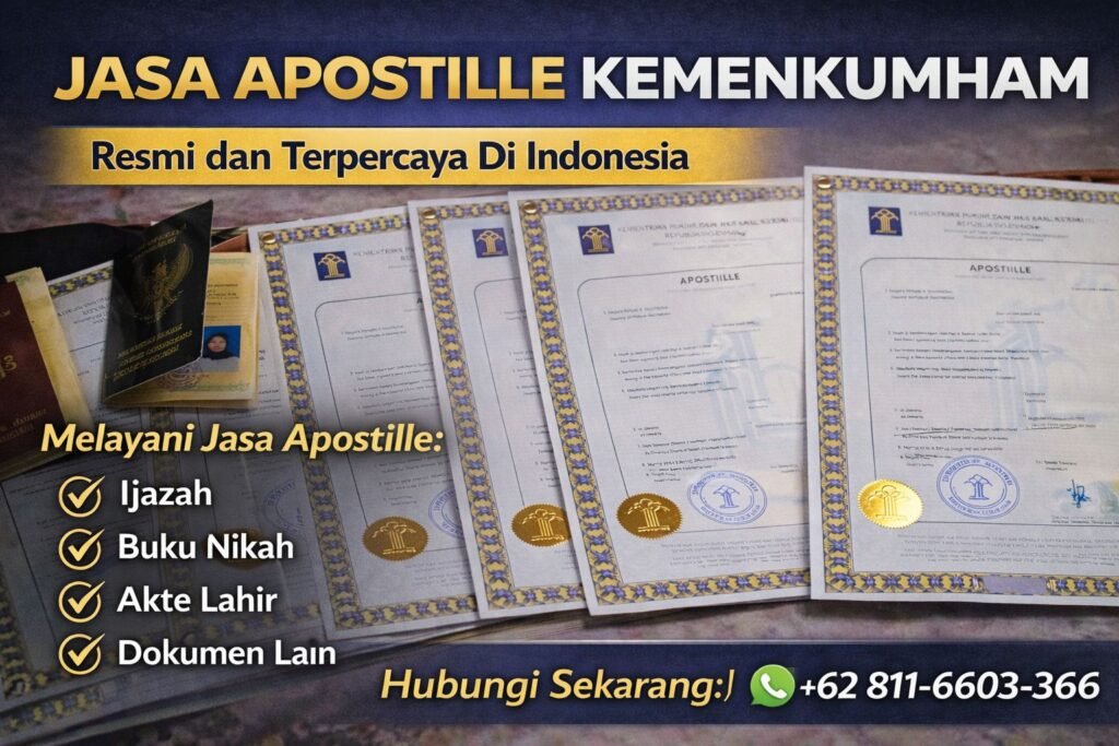 Jasa Apostille Kemenkumham - Apostille Dokumen - Apostille Kemenkumham - Legalisasi Apostille