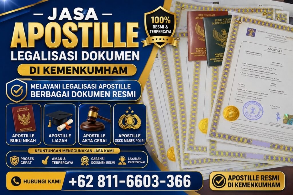 Jasa Apostille - Legalisasi Dokumen Di Kemenkumham