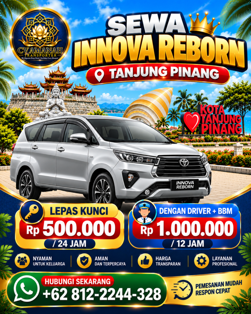 Sewa Innova Reborn Tanjung Pinang