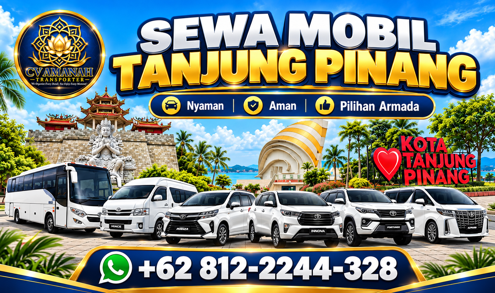Sewa Mobil Tanjung Pinang Dekat Pelabuhan Dan Bandara