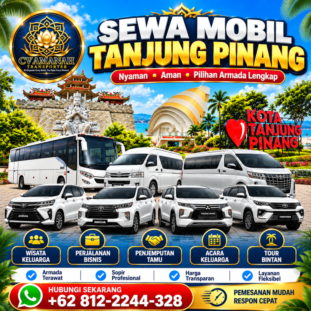 Sewa Mobil Tanjungpinang Murah Amanah Transporter