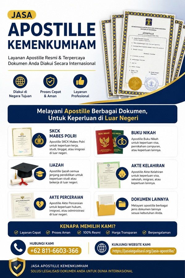 Jasa Apostille Kemenkumham