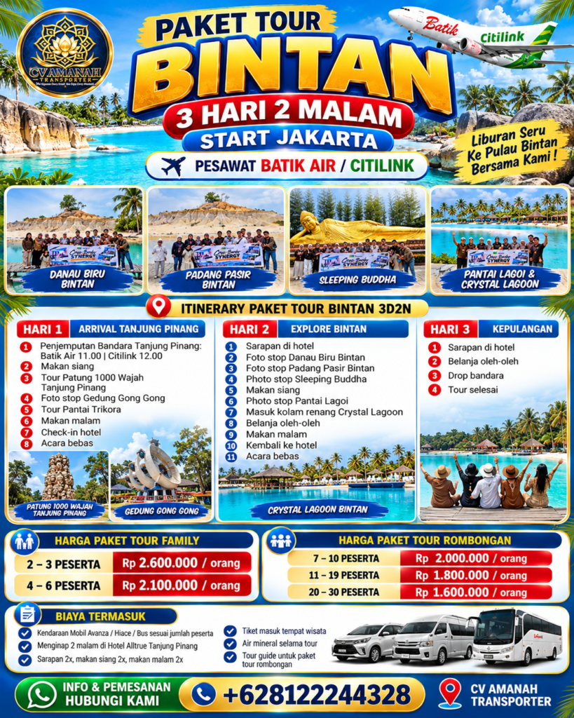 Harga Paket Tour Bintan 3D2N