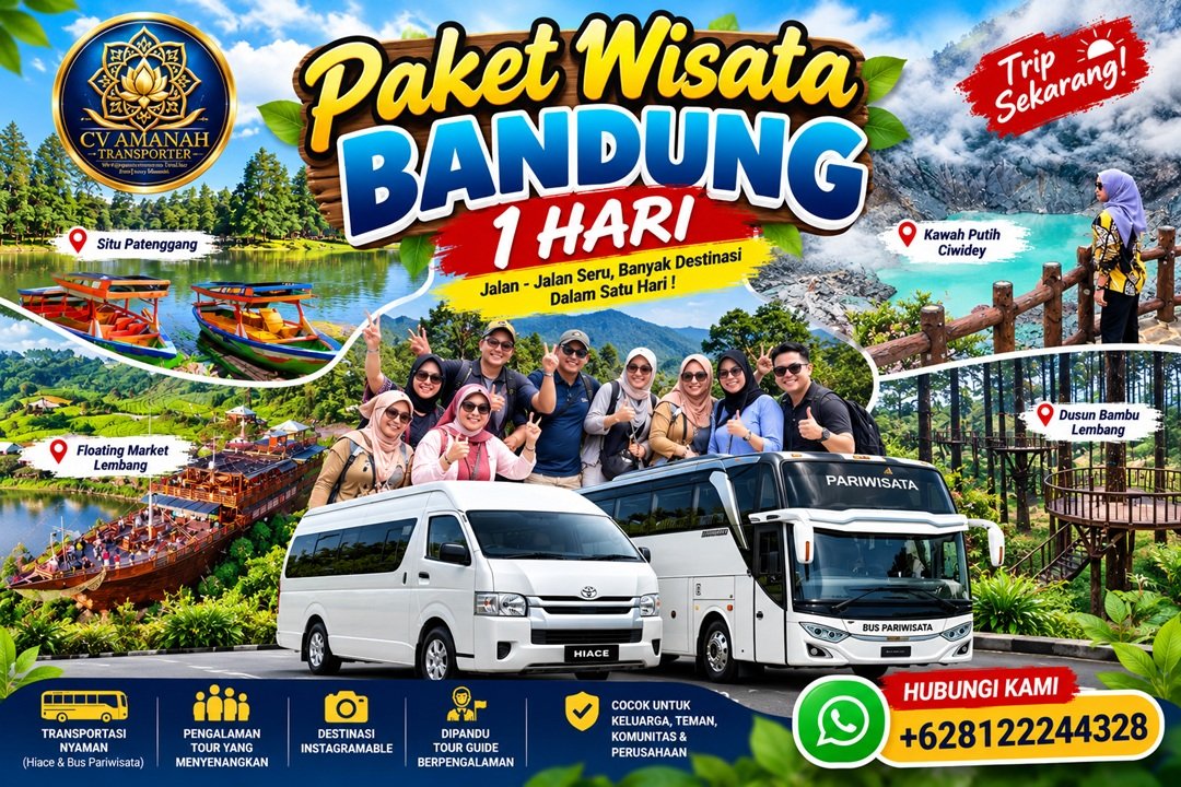 Paket Wisata Bandung 1 Hari Murah