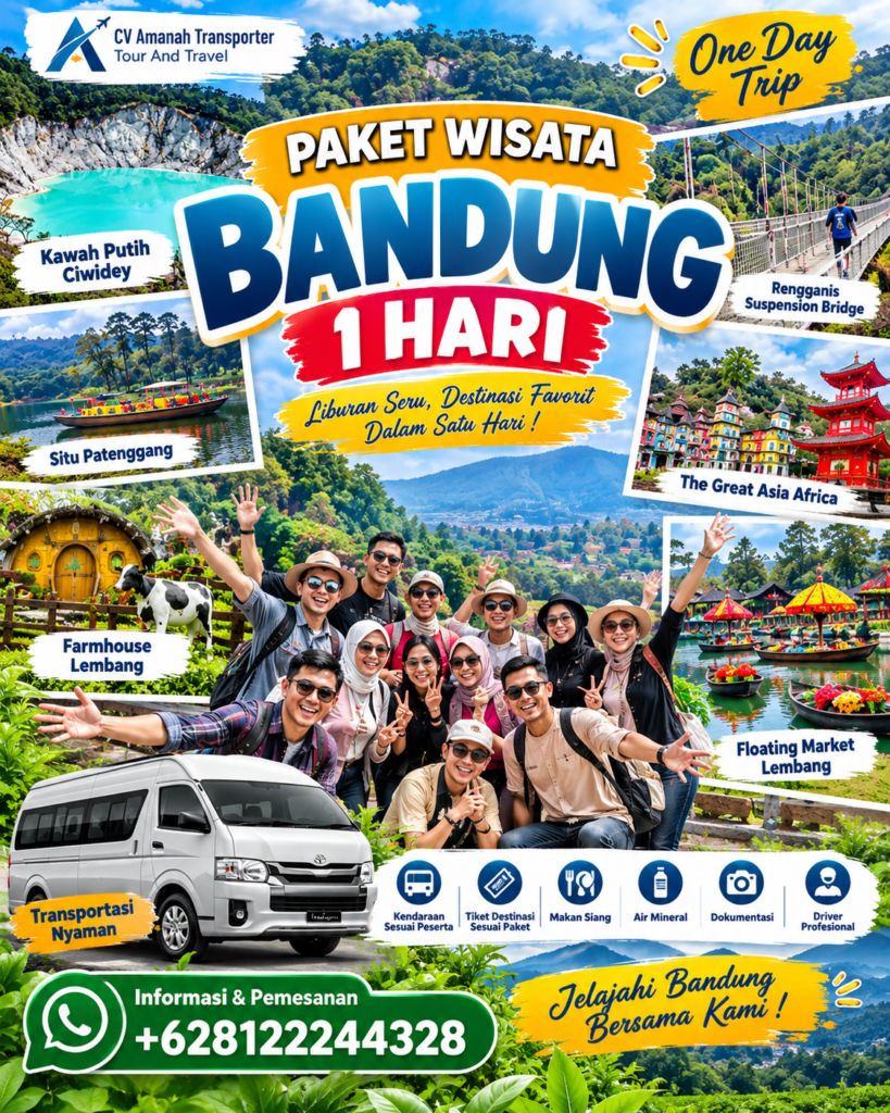 Paket Wisata Ke Bandung 1 Hari