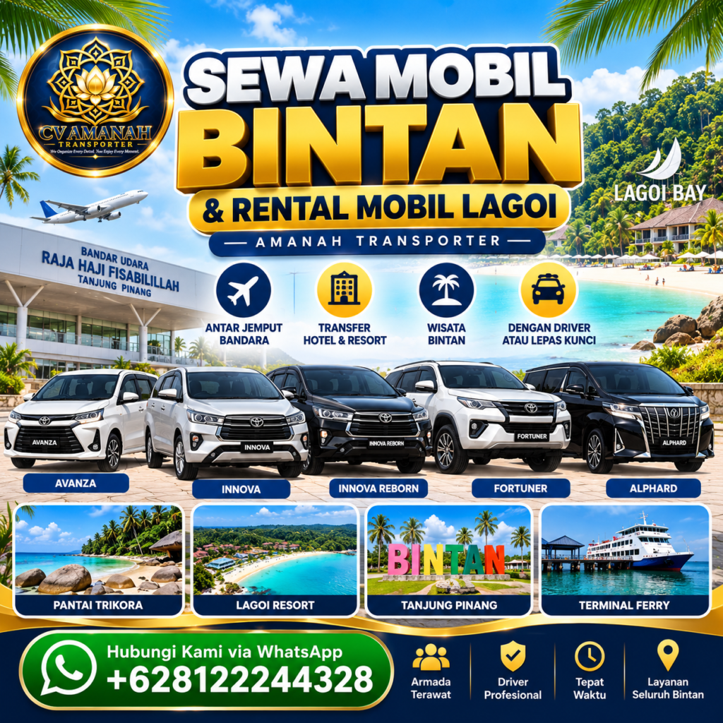 Sewa Mobil Bintan dan Lagoi