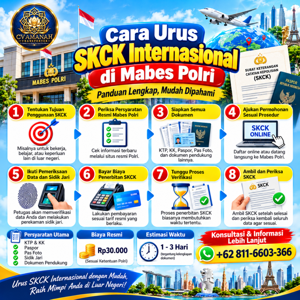 Cara Pembuatan SKCK Internasional Lengkap