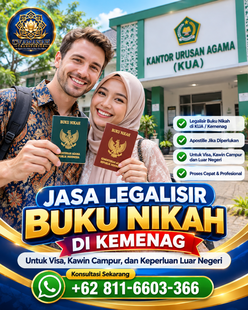 Jasa Legalisir Buku Nikah di Kemenag