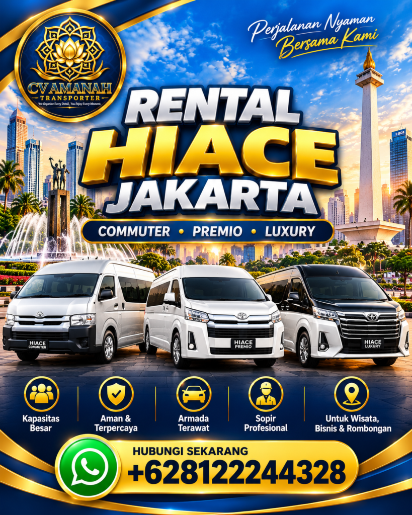 Rental Hiace Jakarta Terpercaya